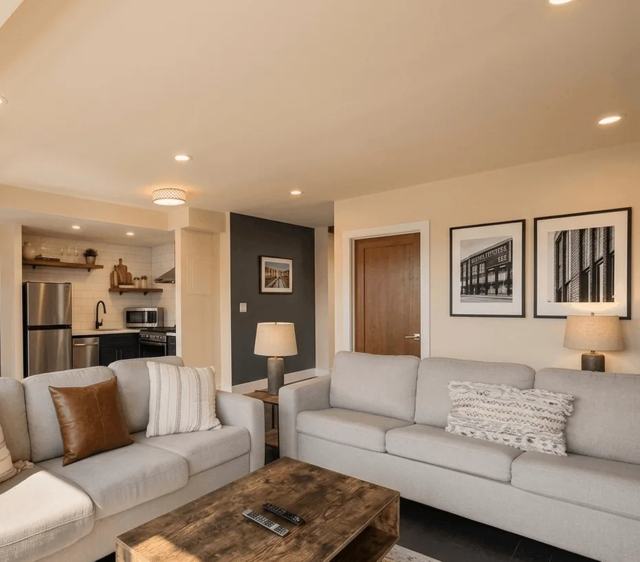 One Bedroom A3 rendering, The Ledger on 29th, Georgetown