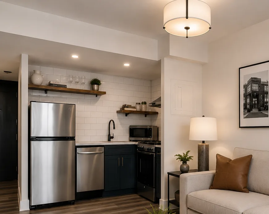 Studio S1 rendering, The Ledger on 29th, Georgetown