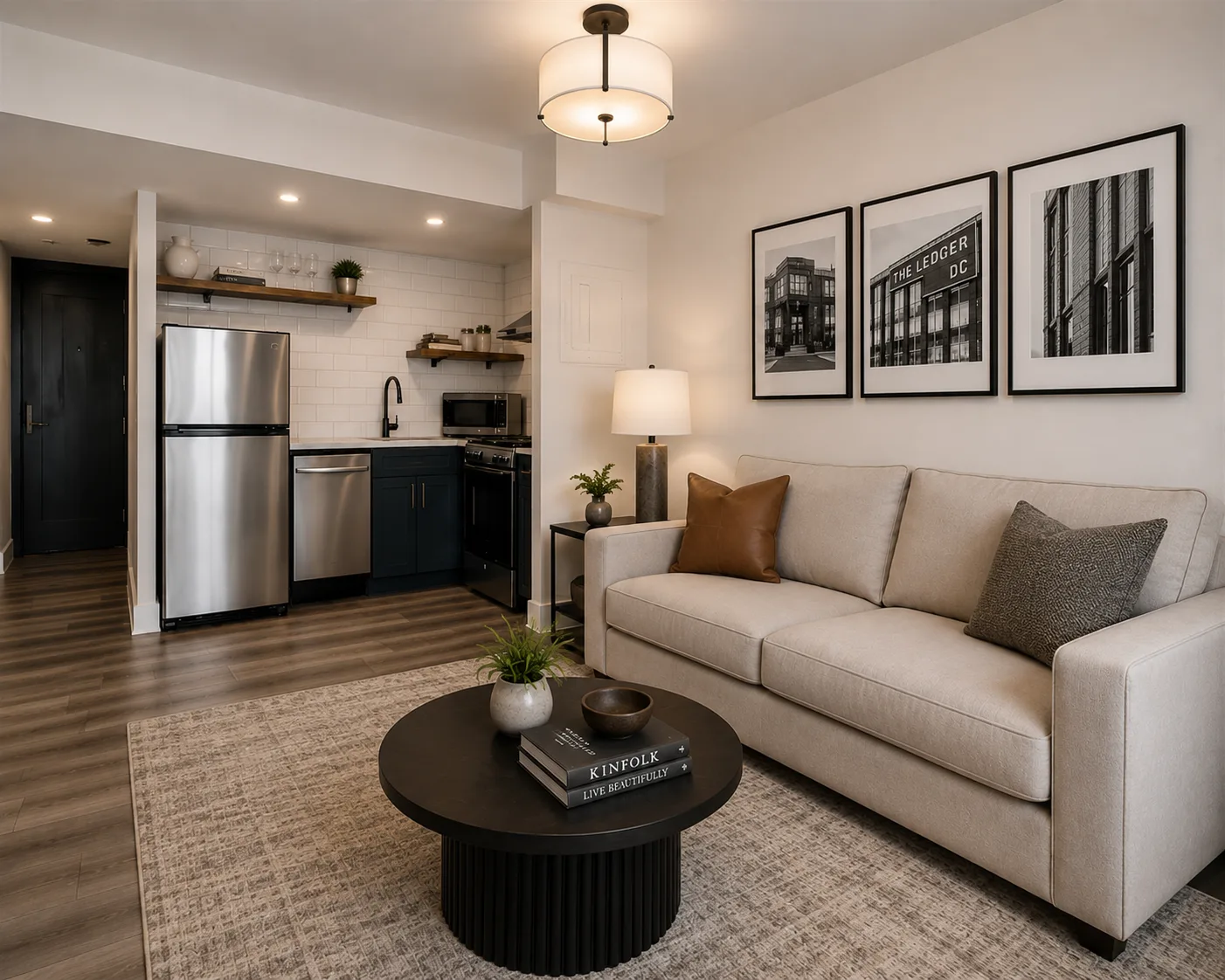 Studio S1 rendering, The Ledger on 29th, Georgetown